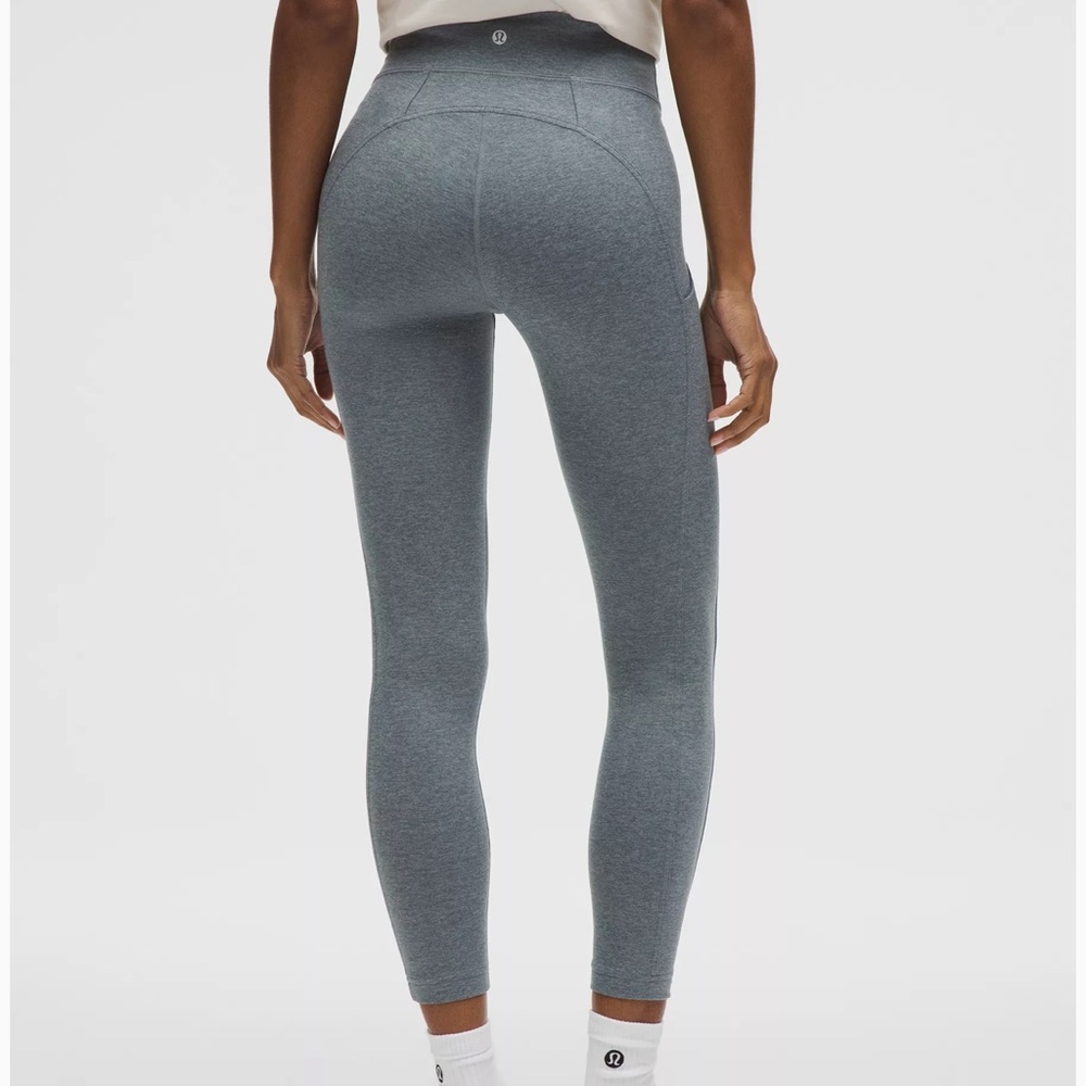 Lululemon soft suedey high rise leggings 25” - Picture 2 of 6